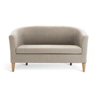 Argos Home Tub Fabric 2 Seater Sofa - Natural
