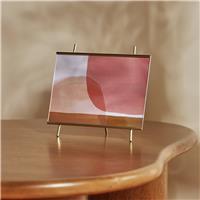 "Habitat Gold Acrylic Easel Metal Picture Frame - 5x7"""