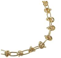 Liars & Lovers Gold Plated Knot Chain Necklace