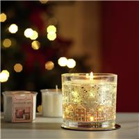 Argos Home Refillable Gel Candle Set - Christmas Cookie