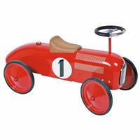Goki Ride On Metal Car - Red