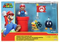 Nintendo Mario 2.5inch Airship Diorama Action Figure Playset