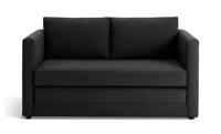 Argos Home Lucy Faux Leather Sofa Bed - Black