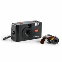 Praktica 35mm Reusable Film Camera with Film - Black