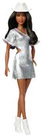 Barbie Fashionistas Doll in Sparkly Silver Dress