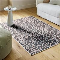 Argos Home Leopard Black Flatweave Rug - 120x170cm