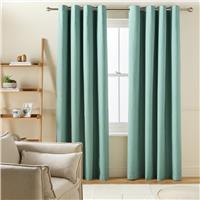 Habitat Blackout Eyelet Curtain - Light Teal - 183x168cm