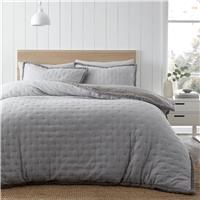 Catherine Lansfield Silver Grey Bedding Set - King Size