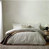 Yard Hebden Cotton Stripe Mole Bedding Set - King Size