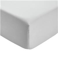 Home Essentials Soft Touch Grey Fitted Sheet - Small double