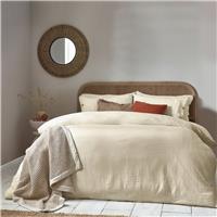 Yard Lark Cotton Muslin Natural Bedding Set - Super king