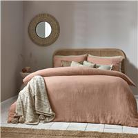 Yard Lark Cotton Muslin Pink Bedding Set - King size