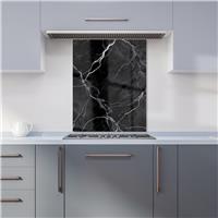 WRT Marble Black Kitchen Splashback - W600xH750mm
