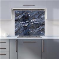 WRT Quartz Blue Kitchen Splashback - W900xH750mm