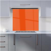 WRT Plain Burnt Orange Kitchen Splashback - W900xH750mm