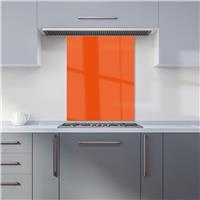 WRT Plain Burnt Orange Kitchen Splashback - W600xH750mm