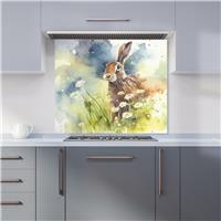 WRT Hare Multicolour Kitchen Splashback - W900xH750mm