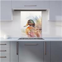 WRT Mallard Multicolour Kitchen Splashback - W600xH750mm