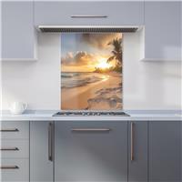 WRT Sunrise Multicolour Kitchen Splashback - W600xH750mm