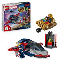LEGO Marvel Captain America vs. Thanos Building Toy 76319