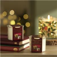 Argos Home Gel Candle Refill Pack of 2 - Christmas Spice