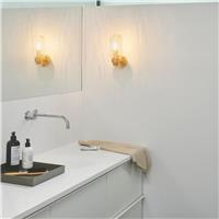 Nordlux Tutan LED Wall Light - Brass