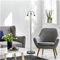 Nordlux Ray Double Floor Lamp - Black