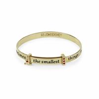 Disney Winnie The Pooh Gold Plated Sterling Silver Bangle