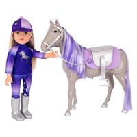 DesignAfriend 18 Inch Dolls Horse & Riding Outfit