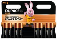 Duracell Plus Power Boost AA Batteries - Pack of 8