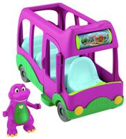 Fisher-Price Barney's World Adventure Bus Push-Along Toy