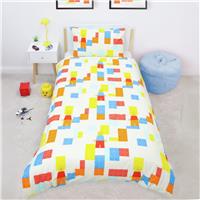 LEGO Brick Cream Kids Bedding Set - Single