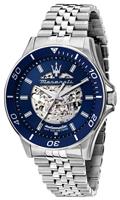 Maserati Automatic Blue Dial Stainless Steel Bracelet Watch