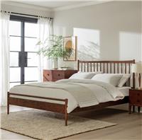 Habitat Chiltern Spindle Superking Wooden Bed Frame - Walnut