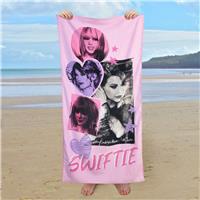 Celebrity Icons Beach Towel - Pink & Purple