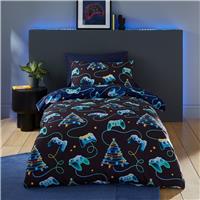 Catherine Lansfield Christmas Gamer Kids Bedding Set-Double