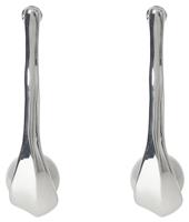 Liars & Lovers SilverTone Long Sculptural Pearl Hoop Earring