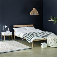 Habitat Tatsuma Superking Wooden Bed Frame - Ash