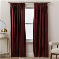 Argos Home Blackout Pencil Pleat Curtain - Berry - 137x117cm