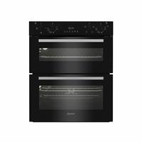 Indesit DUI10DB Built Under Double Electric Oven - Black