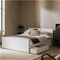 Argos Home Jenson 4 Drawer Kingsize Storage Bed Frame -White