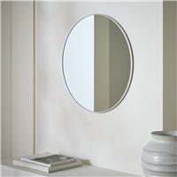 Habitat Silver Round Wall Mirror - 50x50cm