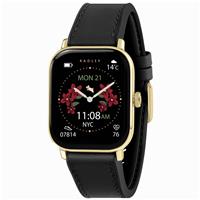 Radley Petite Case Black Leather Strap Calling Smart Watch