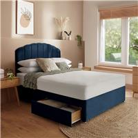 Silentnight Middleton Kingsize 2 Drawer Divan Bed - Blue