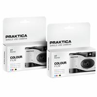 Praktica Single Use 27 Shots White Camera - 2 Pack