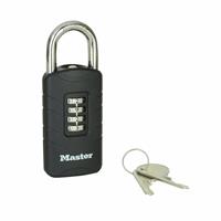 Master Lock 656EURDBLK Outdoor Combination Padlock with Key