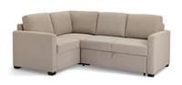 Habitat Reagan Fabric Left Hand Corner Sofa Bed- Natural
