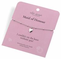 Hot Diamonds Sterling Silver Maid of Honour Charm Bracelet