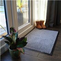 Mighty Mats Dirt Buster Light Grey Doormat - 50x80cm