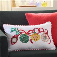 Argos Home Bauble Printed Cushion - 50x30cm